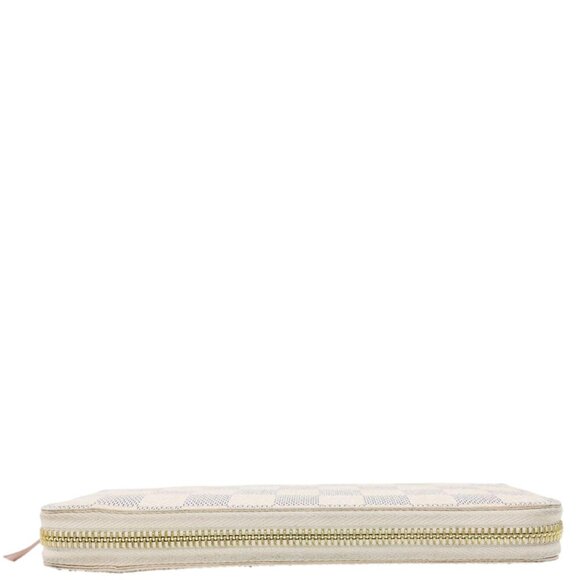 Louis Vuitton  Clemence Damier Azur Wallet Rose Ballerine - Picture 10 of 14